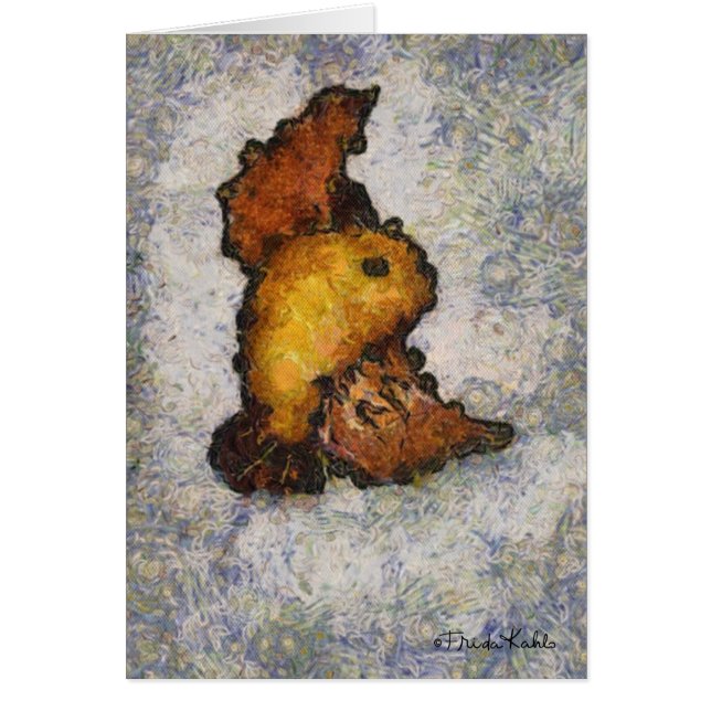 Frida Kahlo Monet-Style Bird Painting (Vorne)