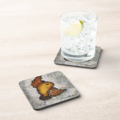 Frida Kahlo Monet-Style Bird Painting Getränkeuntersetzer (Rechte Seite)