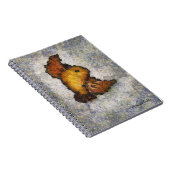 Frida Kahlo Monet-Style Bird Painting Notizblock (Rechte Seite)