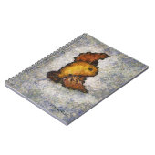 Frida Kahlo Monet-Style Bird Painting Notizblock (Linke Seite)