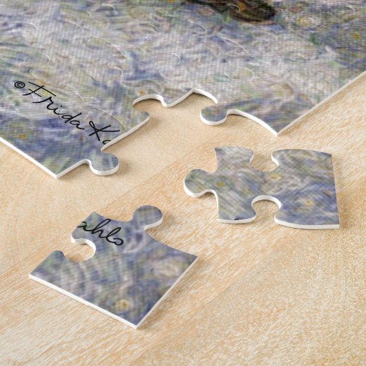Frida Kahlo Monet-Style Bird Painting Puzzle (Seite)