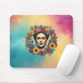 Frida Kahlo Mousepad (Mit Mouse)