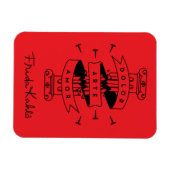 Frida Kahlo | Pain Art Liebe Magnet (Horizontal)