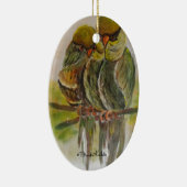 Frida Kahlo Painted Birds Keramik Ornament (Rechts)