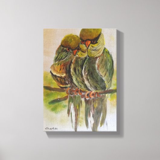 Frida Kahlo Painted Birds Leinwanddruck (Vorderseite)