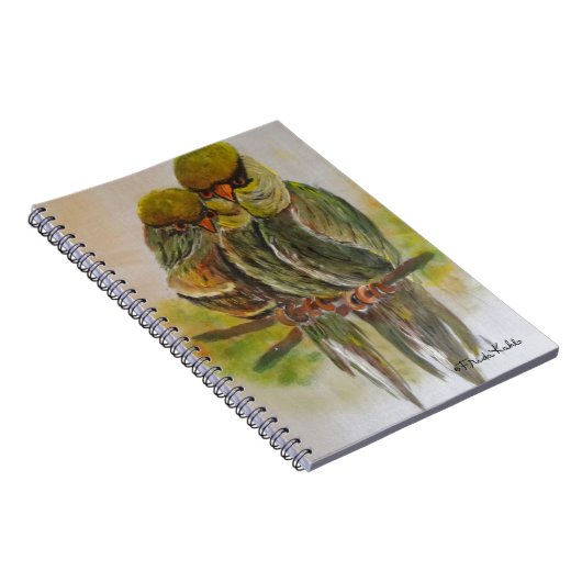 Frida Kahlo Painted Birds Notizblock (Rechte Seite)