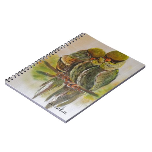 Frida Kahlo Painted Birds Notizblock (Linke Seite)