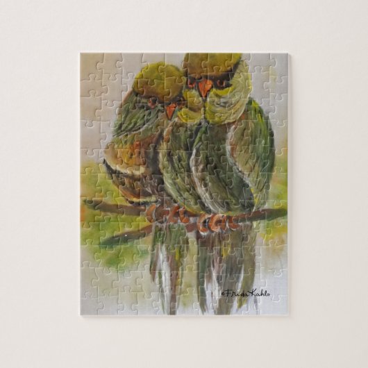 Frida Kahlo Painted Birds Puzzle (Vertikal)