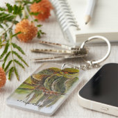 Frida Kahlo Painted Birds Schlüsselanhänger (Vorderseite rechts)