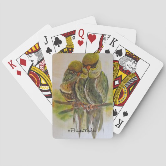 Frida Kahlo Painted Birds Spielkarten (Rückseite)