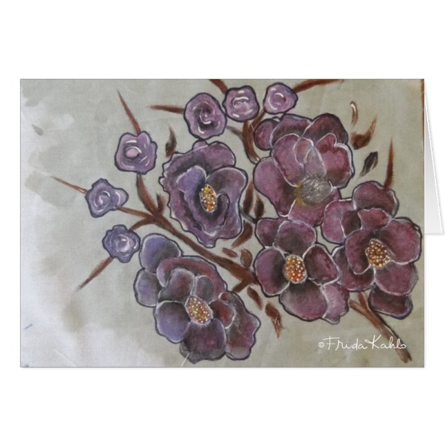 Frida Kahlo Painted Blume (Vorderseite (Horizontal))