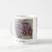 Frida Kahlo Painted Blume Kaffeetasse (Vorderseite Links)