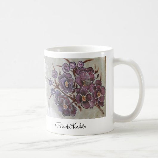 Frida Kahlo Painted Blume Kaffeetasse (Rechts)