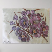 Frida Kahlo Painted Blume Poster (Vorne)