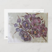 Frida Kahlo Painted Blume Postkarte (Vorne/Hinten)