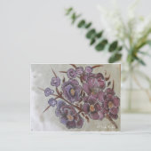 Frida Kahlo Painted Blume Postkarte (Stehend Vorderseite)