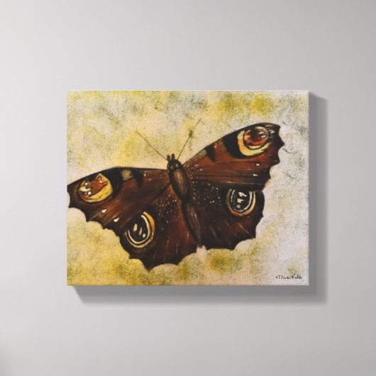 Frida Kahlo Painted Butterfly Leinwanddruck (Vorderseite)