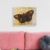 Frida Kahlo Painted Butterfly Leinwanddruck (Insitu (Wohnzimmer))