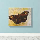 Frida Kahlo Painted Butterfly Leinwanddruck (Insitu (Holzboden))