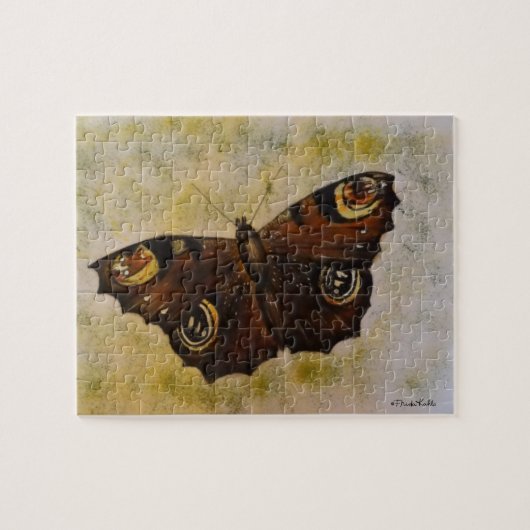 Frida Kahlo Painted Butterfly Puzzle (Horizontal)