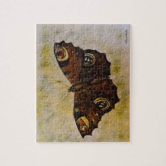 Frida Kahlo Painted Butterfly Puzzle (Vertikal)