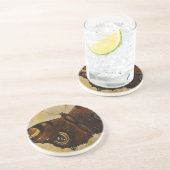 Frida Kahlo Painted Butterfly Sandstein Untersetzer (Seite)