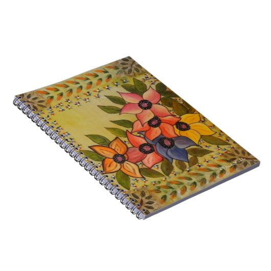 Frida Kahlo Painted Flores Notizblock (Rechte Seite)