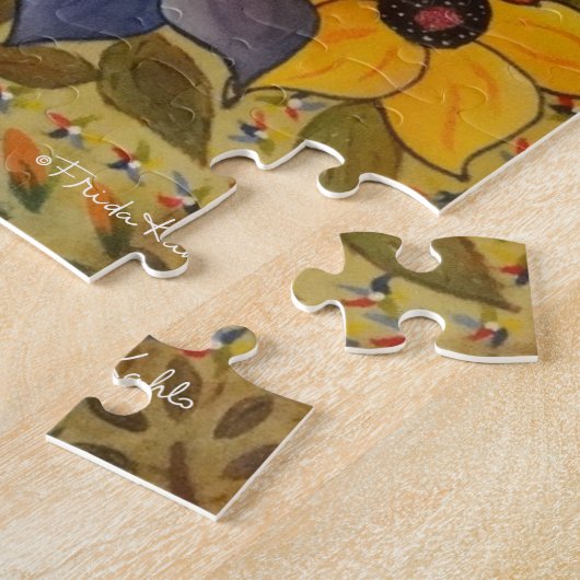 Frida Kahlo Painted Flores Puzzle (Seite)