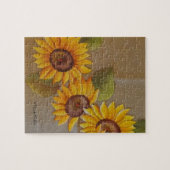 Frida Kahlo Painted Sunflowers Puzzle (Horizontal)