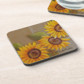 Frida Kahlo Painted Sunflowers Untersetzer (Linke Seite)