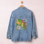 Frida Kahlo Parrot Graphic Jeansjacke (Hangar)