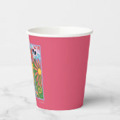 Frida Kahlo Parrot Graphic Pappbecher (Links)
