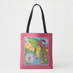 Frida Kahlo Parrot Graphic Tasche