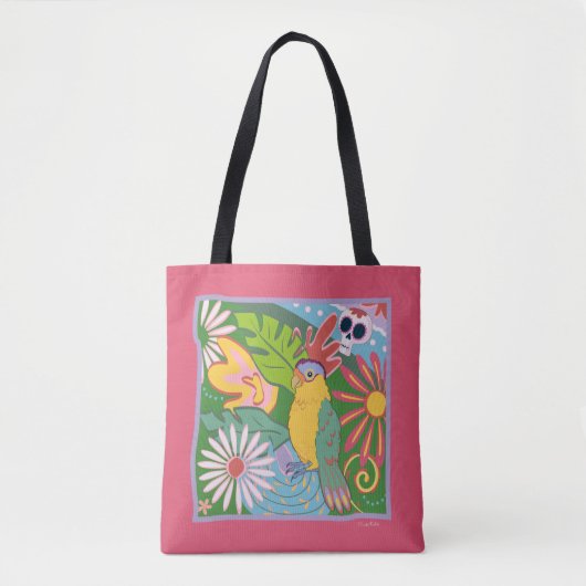 Frida Kahlo Parrot Graphic Tasche (Vorderseite)