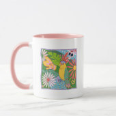 Frida Kahlo Parrot Graphic Tasse (Links)