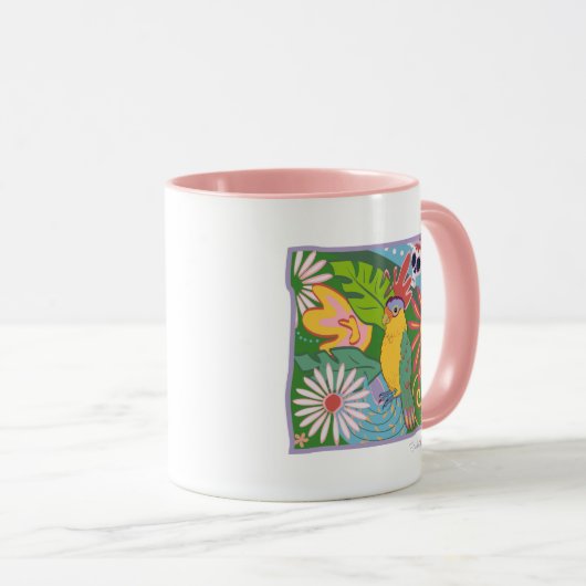 Frida Kahlo Parrot Graphic Tasse (VorderseiteRechts)