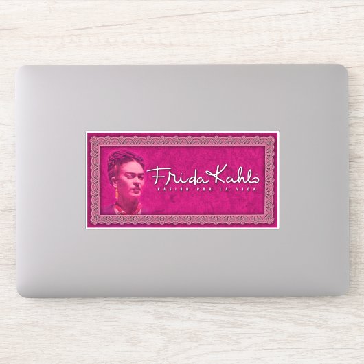 Frida Kahlo Pasion Por la Vida Aufkleber (Computer)