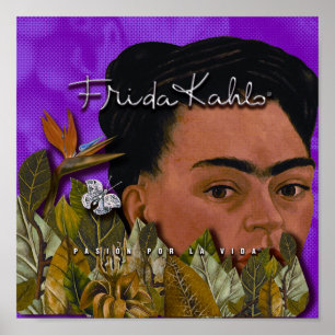 Frida Kahlo Pasion Por la Vida Poster