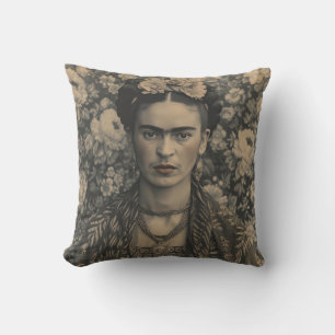 Frida Kahlo Pillow, Cushion, Frida Decor Kissen