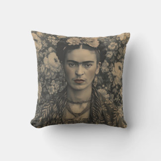 Frida Kahlo Pillow, Cushion, Frida Decor Kissen