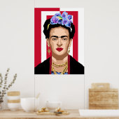 Frida Kahlo Pop Art Poster (Küche)