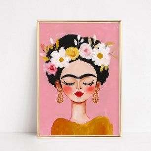 Frida-Kahlo-Porträt Poster