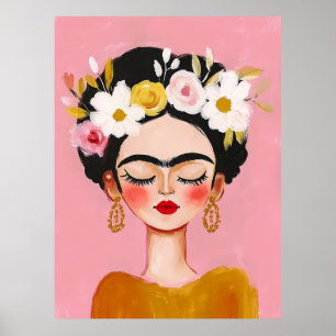 Frida-Kahlo-Porträt Poster