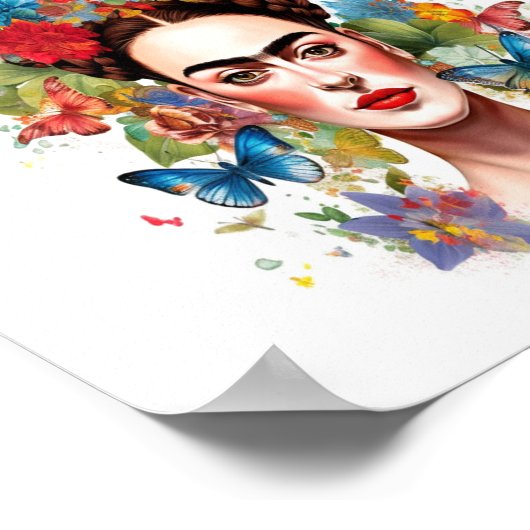 Frida Kahlo Poster (Ecke)