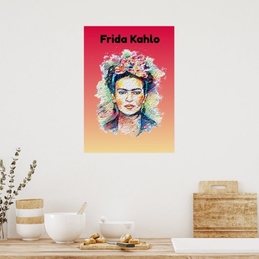 Frida Kahlo Poster Paper (Matte) (Küche)