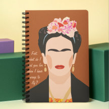 Frida Kahlo Quote Portrait l Abstrakte Motivation