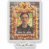 Frida Kahlo Reflejando Aufkleber (Vorderseite)