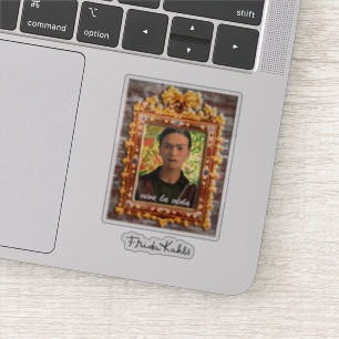 Frida Kahlo Reflejando Aufkleber