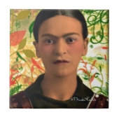 Frida Kahlo Reflejando Fliese (Vorderseite)