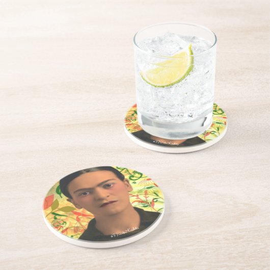 Frida Kahlo Reflejando Getränkeuntersetzer (Seite)